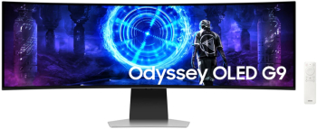 curbat Samsung 49" 240Hz OLED DQHD 5120x1440 Micro HDMI HDMI DisplayPort 0.03 alb - imagine 1