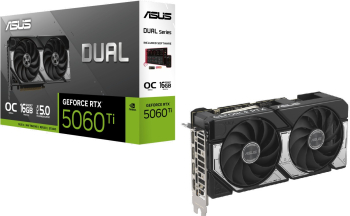 Placa Video ASUS DUAL OC NVIDIA GeForce RTX 5060 Ti 16GB GDDR7 DLSS 4 