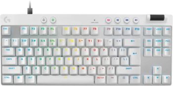 Tastatura Logitech PRO X TKL Rapid USB-A Layout US White 