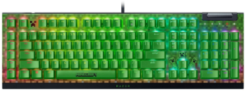 Tastatura Razer Blackwidow V4 X Minecraft Edition Green Switch RGB LED USB Black 