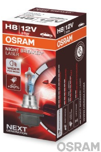 Bec 12V H8 35 W Night Breaker Laser Nextgen +150 Osram 