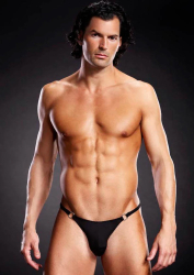 David - Chiloti sexy pentru barbati negru L/XL 