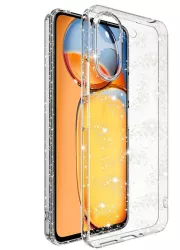 Husa pentru Xiaomi Redmi 13C 4G / Poco C65 - Techsuit SparkleSkin Series - Clear 