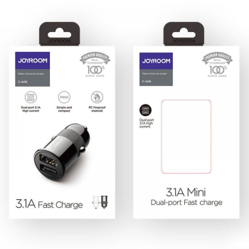 Incarcator auto JoyRoom C-A06 dual USB universal 3.1A 15W 