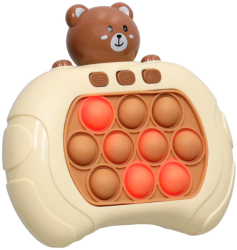 Jucarie senzoriala antistres pop it interactiv model ursulet 