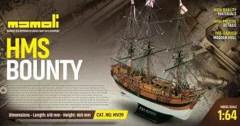 Kit corabie din lemn H.M.S. BOUNTY 1 64 