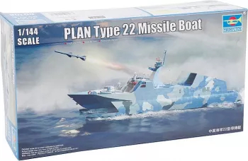 Kit de construit nava de razboi PLA Navy Type 22 Raketen Boot 1 144 