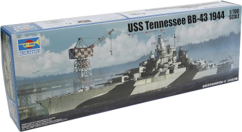 Kit de construit nava de razboi USS Tennessee BB-43 1944 / Lungime 27.2 cm / Scara 1 700 /14+ 