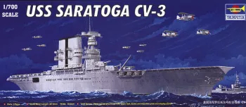 Kit de construit portavion USS SARATOGA CV-3 1936 1/700 