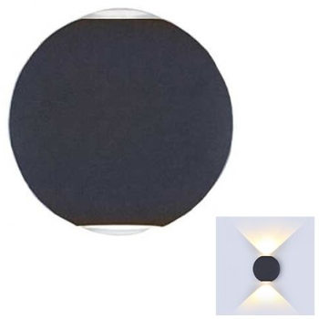 Lampa led 6w 4000k alb neutru - negru 