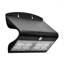 Lampa led solara 6.8w 4000k alb neutru negru 