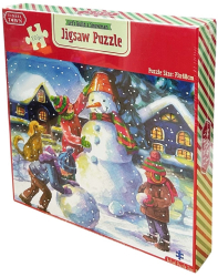 Puzzle Tinsel Town - Om de zapada 1000 piese 73 x 48 cm RMS R01-1285-SNOWMAN