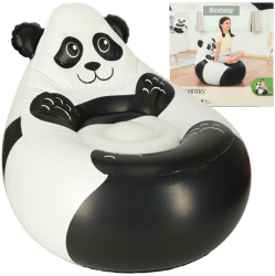 Scaun fotoliu gonflabil Bestway pentru copii model Panda 72 cm x 72 cm x 64 cm 