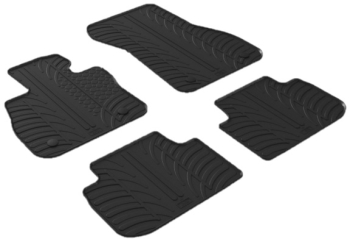 Set 4 Covorase Auto Stil Tavita din Cauciuc Moale si Flexibil Compatibile cu Bmw Seria 2 Gran Coupe F44 03.2020 - Prezent Culoare Negru 