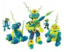 Set constructie din spuma densa - Invazia Robotilor - BLOCO 5+ 