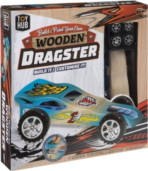 Set Masina de curse Dragster construieste si vopseste RMS 32x32x7 cm R05-0521 