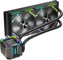Cooler Procesor 1stPlayer X-Starship X-240 aRGB compatibil AMD/Intel Black 