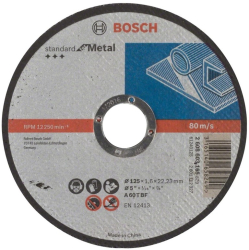 BOSCH - Disc taiere metal Standard 125x1.6mm 2608603165 