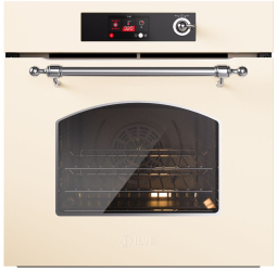 Cuptor electric incorporabil 65 litri ILVE Nostalgie Multioven crem/argintiu 