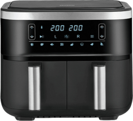 Friteuza dubla cu aer cald Air Fryer Severin 7.6 litri negru 