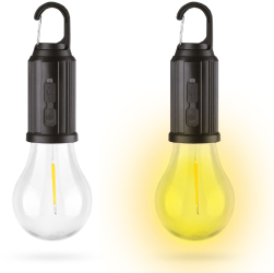 Lampa solara suspendata forma bec USB-C 100 lumeni 400 mAh 