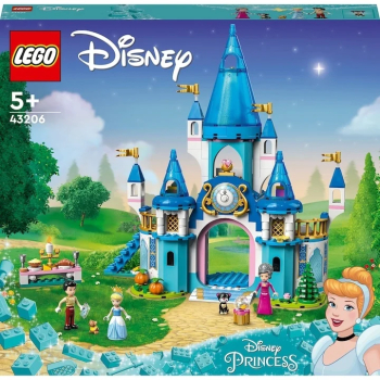 LEGO® Disney - Castelul Cenusaresei si al lui Fat-Frumos 43206 365 piese 