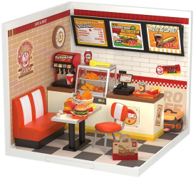 Puzzle 3D Minicasuta DIY Yum Yum Burgers plastic RolIfe 110 piese
