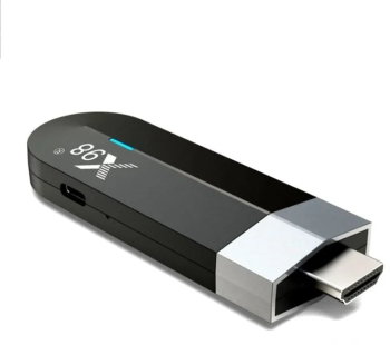 Resigilat Media Player TV Stick Techstar® X98 S500 4K Android 11.0 Quad Core 2GB RAM 16GB ROM WiFi 2.4G Bluetooth HDMI Negru 