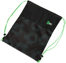 Sac Sport pentru copii Colectia St Right model Fotbal negru - verde 43x34cm 