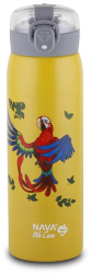 Sticla termoizolanta Nava We care 500 ml galben 
