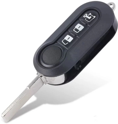 Carcasa Cheie Auto Techstar cu 3 butoane compatibila Fiat Autoutilitara Fiat Ducato Fiat 500 Citroen Jumper Peugeot Boxer Dodge Ram L 