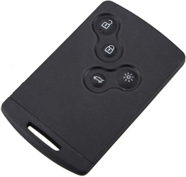 Carcasa Cheie Smartcard 4 Butoane Techstar Compatibila cu Renault Megane III Scenic Laguna III Clio Captur 
