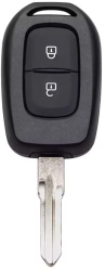 Carcasa cheie Techstar pentru Dacia Logan Duster Sandero Dokker si modele Renault 2013-2023 2 butoane lama metalica inlocuire carcasa 