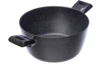 Tigaie Moneta Etnea cu 2 manere suprafata antiaderenta si anti-zgarieturi 20 cm 2 6 litri - RESIGILAT 