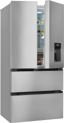 Frigider side by side Exquisit French Door cu dispenser de apa 506 litri inox 