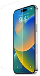 Husa de protectie roz cu armatura pe margini pentru Iphone 14 Pro piele ecologica si folie de protectie 9H grosime 0.3 mm 