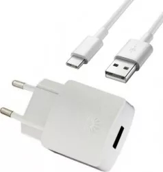 Incarcator Huawei pentru P10 P10+ HW-059200EHQ-HL1121 AP51 Fast Charge cablu Type C 1M Alb Bulk 