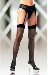 Stockings 0005 - Ciorapi Sexy Negri Marime Universala 