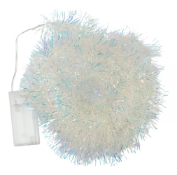 Beteala Craciun cu LED Multicolora simpla 2 m x 5 cm PVC Sir Artificiala Flippy 