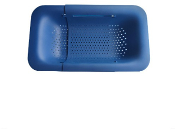 Cos pentru Scurgere Chiuveta de Bucatarie Flippy Plastic Telescopic 36x20x5 cm Albastru 