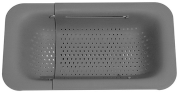 Cos pentru Scurgere Chiuveta de Bucatarie Flippy Plastic Telescopic 36x20x5 cm Gri 