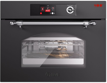 Cuptor electric cu convectie incorporabil 37 litri ILVE Nostalgie Multioven negru/argintiu