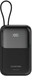 Acumulator extern CANYON CNS-CPB101BK OnPower 101 10000 mAh 22.5 W USB-AUSB-C (Negru) 
