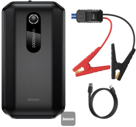 Starter auto Baseus Super Energy Air pentru pornire baterie auto 10000mAh 1000A USB negru 
