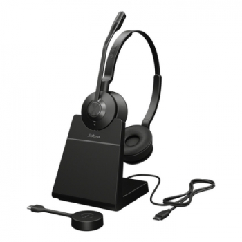 Casti cu microfon Jabra Engage 55 SE Stereo UC DECT Wireless/USB-C Black 