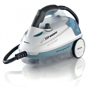Aparat de curatat cu abur Ariete XSTEAM 4147/02 1500W 4 bar 0 6 l Dezinfectare Fara urme de umiditate Abur reglabil Alb/albastru 