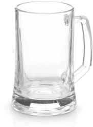 Halba bere din sticla cu maner 380 ml