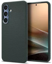 Husa pentru Samsung Galaxy S25 - Spigen Liquid Air - Abyss Green 