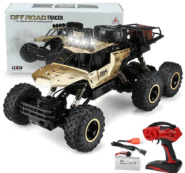 Masina cu telecomanda Off-Road 6 roti BIG 46 cm incarcare USB acumulator 46x22x20cm 