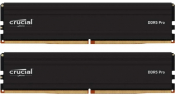 Kit Memorie Crucial Pro Black Intel XMP 3.0 AMD EXPO 32GB 2x16GB DDR5 6000MHz CL48 Dual Channel 